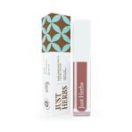Just Herbs Ayurvedic Creamy Matte Long Lasting Liquid Lipstick, Lightweight & Hydrating Lip Colour with Liquorice & Sweet Almond Oil - Almond glaze - Fast UK Delivery - Image 2
