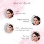 WOW Skin Science Himalayan Rose - 99% Pure Rose Water | Roses Sourced from Kannauj | Hydrates and Refreshes Skin | All Skin Types|For Men and Women | Paraben Free | 100 ml - Fast UK Delivery - Image 6