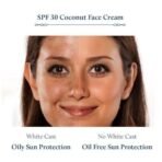 Blue Nectar Coconut Face Cream with SPF 30 Sunscreen for Women | Plant Based Oil Free Moisturizer for Face with Vitamin E | Brightening Sunscreen for Oily, Dry & Sensitive Skin (16 Herbs, 50g) - Fast UK Delivery - Image 5