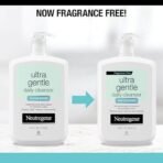 Neutrogena Ultra Gentle Daily Facial Cleanser For Sensitive Skin, Oil-Free, Soap-Free, Hypoallergenic & Non-Comedogenic Foaming Face Wash To Remove Dirt, Makeup & Impurities, 16 Fl. Oz Pack Of 1 - Fast UK Delivery - Image 4