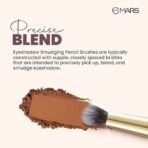 MARS Artist's Arsenal Professional Eyeshadow Smudging Pencil Brush | Precise Synthetic Bristles | Feather Soft Touch | Luxe Packaging Makeup Brush (Golden) - Fast UK Delivery - Image 4