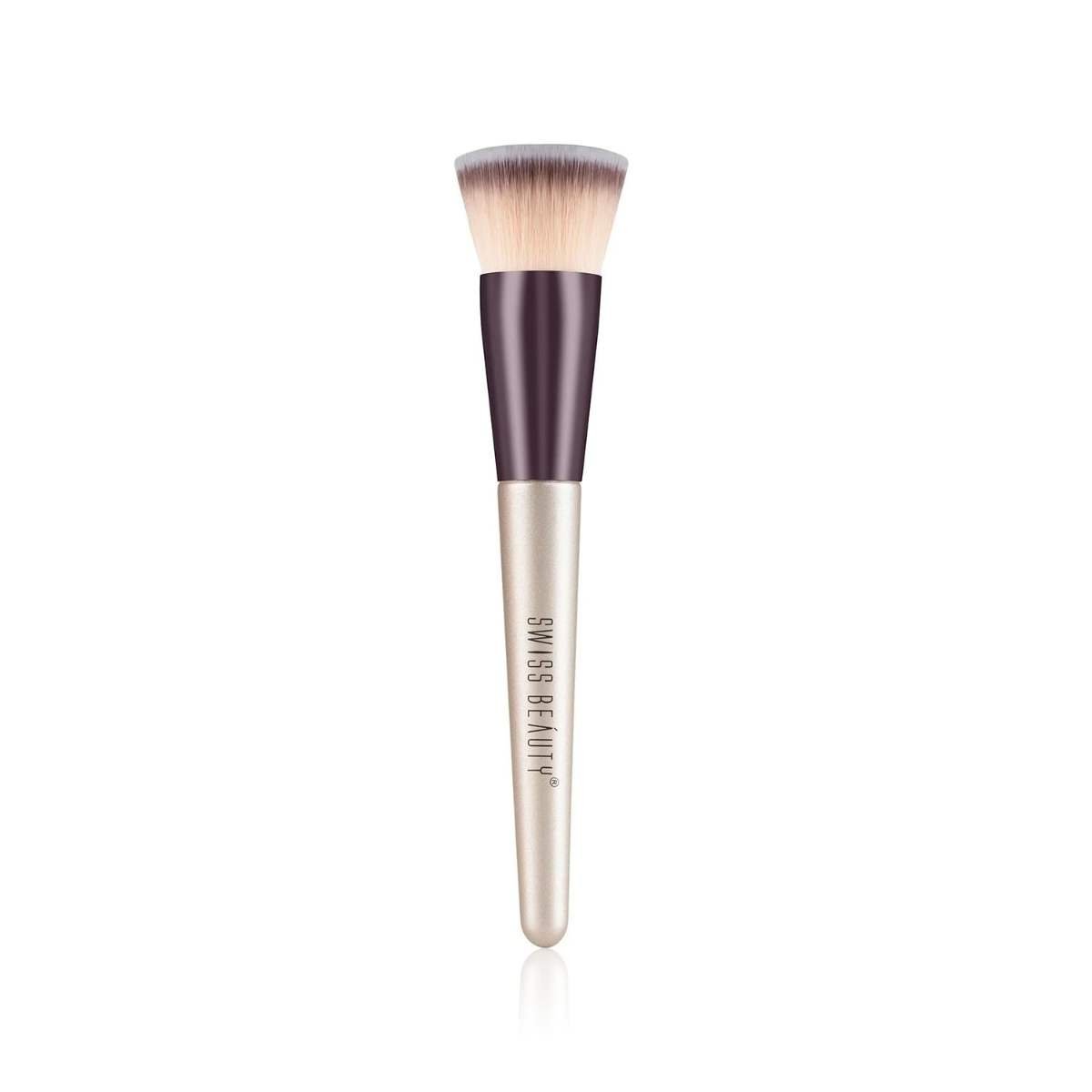 uk41rXDc-YzNL-1-1.jpg Swiss Beauty Foundation Blender Brush for Makeup | Synthetic Fibres | Easy Blending - Fast UK Delivery - Image 1