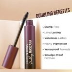 Hilary Rhoda Doubling Mascara | Volumizing & Waterproof Mascara | Smudge-Proof Formula | No Clumping Mascara | Quick Drying | 12ml - Fast UK Delivery - Image 6