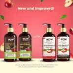 WOW Skin Science Apple Cider Vinegar Shampoo And Conditioner| Strong & Smooth Hair | Paraben & Sulphate Free | Hair Care Kit - 600 Ml - Fast UK Delivery - Image 3