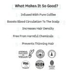 mCaffeine Coffee Scalp Tonic for Hair Growth with Redensyl & Proteins | Controls Hair Fall & Breakage, Stimulates & Energizes Hair Roots | For Men & Women | Sulphate Free (100ml) - Fast UK Delivery - Image 5