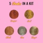 MyGlamm POPxo Makeup Collection, Vibin' Mini Nail Kit Exclusively, Paraben Free, Long Lasting Formula, 5 in 1 Combo, Glossy Finish, 3 ml, Pack of 5 - Fast UK Delivery - Image 4