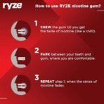 RYZE Nicotine Gum 2mg | Fresh fennel | Quitting Smoking & Chewing | Smoking Cessation |(9 Gums Each Pack) x Pack of 30 - Image 6