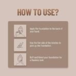 Swiss Beauty Foundation Blender Brush for Makeup | Synthetic Fibres | Easy Blending - Fast UK Delivery - Image 6