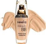 MARS Light Weight Bb Primer Base Matte Full Coverage Foundation Cream For Normal Skin(Ivory-101, 60 Ml), Pack Of 1 - Fast UK Delivery - Image 5