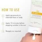 mCaffeine Niacinamide and Hyaluronic Acid Sunscreen SPF 50++ for Oily Skin | Mattifying, Zero White Care, Water Resistant & Non Sticky Sunscreen for Women & Men | Prevents Tan & UV Damage - 50ml - Fast UK Delivery - Image 7