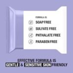 Neutrogena Makeup Remover Night Calming Cleansing Towelettes, Disposable Nighttime Face Wipes to Remove Dirt, Oil & Makeup, 25 ct 2 Pk - Fast UK Delivery - Image 5