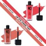 KINDED Lip Eye and Cheek Tint Combo for Women Girls Longlasting Moisturizing Vitamin E Liquid Lip Colour Lipstick Eyeshadow Blush (Matte Finish, Barbie Pink & Perfect Nude, 9 ml each) - Fast UK Delivery - Image 3