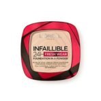 L'Oreal Paris Infallible 24H Fresh Wear Foundation in a Powder, 20 Ivory, 9g, Waterproof, sweatproof & transferproof formulation, 24H long-lasting, unshakable foundation - Fast UK Delivery - Image 2