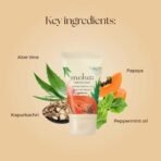 Moha: Ayurvedic Moisture Lotion 100 Ml & Foot Cream Papaya 100 Gm For For Rough Dry Skin And Cracked Heel Combo Pack (Pack Of 2) - Fast UK Delivery - Image 4