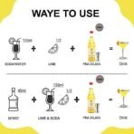 Dhampure Speciality Pina Colada Mocktail Syrup | Mixer For Mocktails, Cocktails, Drinks, Juices, Beverages | Non Alcoholic 750Ml - Fast UK Delivery - Image 5