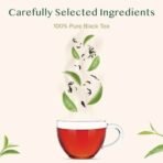 VAHDAM, Darjeeling Summer Black Tea - 15 Black Tea Bags | Pure Darjeeling Tea in Pyramid Shaped Tea Bags -30g - Fast UK Delivery - Image 3