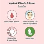 O3+ Agelock Vitamin C Ferulic Acid Serum Antioxidant Face Toner for Detanning, Fine Lines, Wrinkle Removal & Bright Skin, 30g - Fast UK Delivery - Image 5