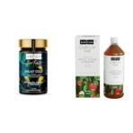 Kapiva Shilajit Gold 60 Capsules | Contains 24 Carat Gold | Boosts Stamina In 4 Weeks | 100% Ayurvedic & Kapiva Himalayan Apple Cider Vinegar with Mother Vinegar 500ml - Fast UK Delivery - Image 2