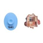 Glam 21 Silicone Face Cleanser Scrubber (Small) Shades of Trend Eyeshadow Palette 10 Highly Pigmented Shades |Smudge Free & Long-Lasting| Shimmery Finish| 4gm - Shade -03 - Fast UK Delivery