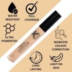 KINDED Liquid Concealer Full Coverage Colour Corrector Contour Waterproof HD Pro Master Series for Dry & Oily Skin Dark Circles & Spots (Creamy Matte, Peachy Orange & Cream Cushion Combo, 6 ml each) - Fast UK Delivery - Image 5