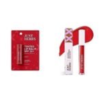Just Herbs Tinted Lip Balm for Men and Women with SPF 20+ for Dark Lips to Lighten 4 g (Cherry) & Just Herbs Liquid Sindoor Long Lasting Quick Dry 5g (Ruby Red) Combo - Fast UK Delivery - Image 2