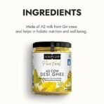 Kapiva A2 Desi Cow Ghee 500Ml | Bilona Method, Curd-Churned | Pure, Natural, Healthy | Grass-Fed Cultured Ghee - Super Saver Pack Of 2 - Fast UK Delivery - Image 6