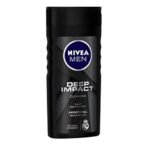 Nivea Men Body Wash, Deep Impact, 3 In 1 Shower Gel For Body, Face & Hair, With Microfine Clay, 250ml - Fast UK Delivery - Image 3