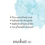 moha: Scrub Soap For Soft, Hydrate & Nourished Skin, Face With Walnut, Almond Oil & Honey Unisex Bathing Bar - 100gm (Pack of 3) - Fast UK Delivery - Image 5