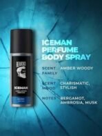 Beardo Perfume Body Spray for men - ICEMAN, 150ml | Amber Woody, Aromatic Fresh | Deo For Men | Long Lasting Deodrant for Men | Gift | Men's Fragrance | Christmas gift for men | Gift For Friends | Gift for Men - Fast UK Delivery - Image 5
