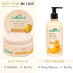 mCaffeine Pumpkin Spice Cleanse & Detan Duo for Glowing Skin| Mildly Cleanses, Exfoliates, Detans|Pumpkin Body Wash - 300ml & Pumpkin Body Scrub - 175 g | Sweet & Spicy Pumpkin Aroma for Men & Women - Fast UK Delivery - Image 4