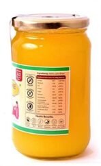 Yugmantra Organic Foods 100% Pure Natural Desi Rathi Cow Ghee - Prepared from A2 Milk Bilona Method-Immunity Superfood (650 ml Glass Bottle) - Fast UK Delivery - Image 2