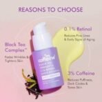 mCaffeine 3% Caffeine & 0.1% Retinol Anti-Ageing Under Eye Serum | Reduces Wrinkles & Fine Lines | Black Tea Complex | Anti-Aging Serum For Women & Men - 15ml - Fast UK Delivery - Image 4