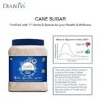 Diabliss Diabetic Friendly Herbal Cane Sugar - Free from Chemicals / Artificial Sweeteners - Low Glycemic Index (GI) Diet - Clinically Tested Healthy Natural Substitute For Diabetes / Blood Glucose Management - 1.75Kg Reusable Jar - Image 4