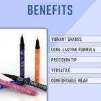 Fashion Colour I'm TREND SKETCH LINER ~ Oh My Eyes |Quick-Dry | Long Lasting | Smudge-Proof | Day to Night | Available in 5 Trendy Colors | (01 SAKURA PINK, 0.7ML) - Fast UK Delivery - Image 6