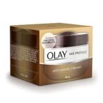 Olay Age Protect Anti-ageing Cream, 40g & Olay Face Wash Total Effects 7 in 1 Exfoliating Cleanser, 100g - Image 4
