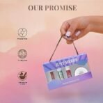 Just Herbs Travel Touch Up Kit Lightweight and Travel Friendly Gift Set of (Liquid Lipstick, Perfume, Lip Cheek Tint & Lip Gloss) - Fast UK Delivery - Image 6