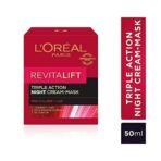 L'Oreal Paris Revitalift Triple Action Night Cream Mask (50 ml) - Fast UK Delivery - Image 3