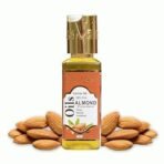 INDUS VALLEY 100% Pure Sweet Almond Cold Pressed Carrier Oil- Natural, Virgin & Unrefined - Almond Oil (50ml) - Fast UK Delivery
