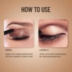 Swiss Beauty Chrome & Matte Twin Eyeshadow Stick | Mix of Matte and Shimmer | Easy to blend, non creasing eyeshadow | 24 Hour Stay | Shade- Autumm Break, 2g - Fast UK Delivery - Image 7
