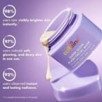 mCaffeine Super Glow Flash Facial 25% AHA+BHA+PHA Face Mask | 5 Mins Glow Face Pack | Instant Brightening | Unclogs Pores, Removes Blackhead & Dead Skin | Tan Removal | Color Changing Mask - 50gm - Fast UK Delivery - Image 7