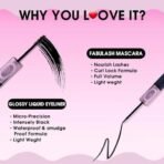 Fashion Colour 2 IN 1 Waterproof MASCARA & EYELINER (5ml) - Fast UK Delivery - Image 4
