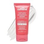 mCaffeine CLEAR GLOW 1% Kojic Acid & Alpha Arbutin Brightening Sunscreen SPF 50 PA++++ |Niacinamide-Dark Spots & Pigmentation| UVA-B Sun Protection|For Men & Women - 50ml For All Skin Type - Fast UK Delivery - Image 2