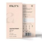 Mars by GHC Broad Spectrum UVA & UVB Protection Anti-Pollution Sunscreen Cream SPF 50, PA++, No white cast, SLS-Free, Paraben-Free, 100% Vegan - (50gm - Pack of 1) - Fast UK Delivery - Image 4
