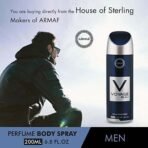 ARMAF Voyage Bleu Perfume Body Spray, 200 ml - Fast UK Delivery - Image 5