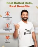 True Elements Rolled Oats 1.2 kg - Diet Food | 100% Wholegrain, Gluten Free Oats | Oats for Weight Management | High Fibre, Rich in Protein | Jumbo Oats useful for oatmeal - Fast UK Delivery - Image 3