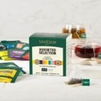VAHDAM, Assorted Tea Sampler (15 Different Variety in Individually Wrapped Pyramid Tea Bags) Long Leaf Premium Teas I Tea Gift Set I Valentines Day Tea Gift Ideas for Tea Lovers - Fast UK Delivery - Image 4