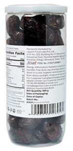 Lagom Gourmet Seedless Safawi Dates 1 Kg | Saudi Arabia Dates | All Natural | No Preservatives | No Added Sugar | Gluten Free Vegan Plant Based Non Gmo Dates Dry Fruits Khajur| Khejur - Fast UK Delivery - Image 4
