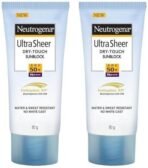 Neutrogena Ultrasheer Sunscreen For All Skin Types Spf 50+, 80G (Pack Of 2) - Fast UK Delivery - Image 2