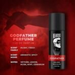 Beardo Legacy & Godfather Perfume Body Spray For Men 150ml Each (Set of 2) Citrus Aromatic Spicy | Deodorant | Deo For Men | Long Lasting Perfume| Christmas gift for men | Gift For Friends | Gift for Men - Fast UK Delivery - Image 5