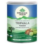 ORGANIC INDIA Triphala Digestion & Colon Cleanse Powder 100GM